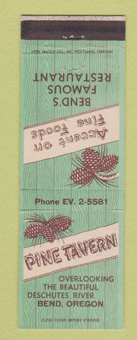 Matchbook Cover - Pine Tavern Bend OR