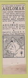 Matchbook Cover - Asilomar Resort by the Sea CA Carmel Del Monte