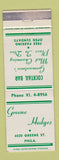 Matchbook Cover - Greene Hedges Cocktail Bar Philadelphia PA WEAR