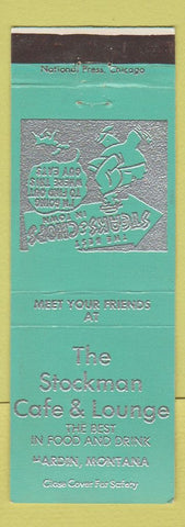 Matchbook Cover - Stockman Cafe Lounge Mardin MT
