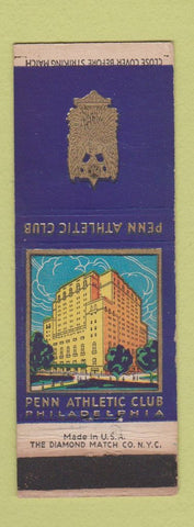 Matchbook Cover - Penn Athletic Club Philadelphia PA