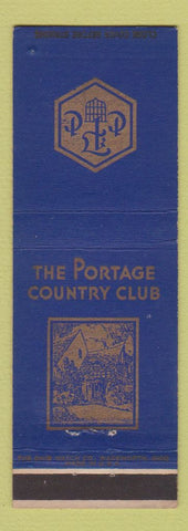 Matchbook Cover - Portage Country Club