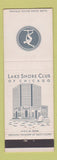 Matchbook Cover - Lake Shore Club Chicago IL