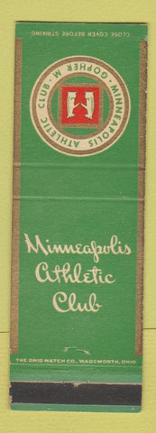 Matchbook Cover - Minneapolis Athletic Club MN