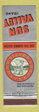 Matchbook Cover - Sun Valley ID 25th Union Pacific Railroad WEAR