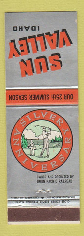 Matchbook Cover - Sun Valley ID 25th Union Pacific Railroad WEAR