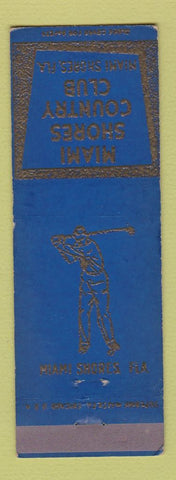 Matchbook Cover - Miami Shores Country Club FL