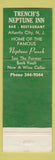 Matchbook Cover - Gene Reardon's Trench's Neptune Inn Atlantic City NJ