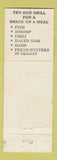 Matchbook Cover - Down's Cafe Paddock Lounge Louisville KY