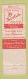 Matchbook Cover - Wiggins Restaurant Cincinnati OH