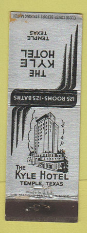 Matchbook Cover - Kyle Hotel Temple TX WEAR