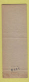 Matchbook Cover - Barbizon Plaza Hotel New York City