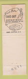 Matchbook Cover - Paddock Supper Club Albuquerque NM Silver Spur Restaurant