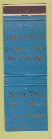 Matchbook Cover - Army Navy Country Club Arlington VA