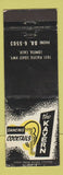 Matchbook Cover - Kavern Dancing Cocktails Lomita CA WEAR
