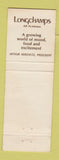 Matchbook Cover - Longhamps Coral Gables West Palm Beach Miami FL girlie