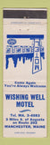 Matchbook Cover - Wishing Well Motel Manchester ME