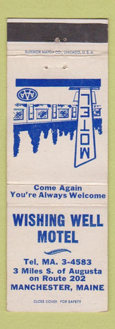 Matchbook Cover - Wishing Well Motel Manchester ME