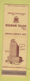 Matchbook Cover - Hotel Wooten Abilene TX