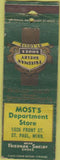 Matchbook Cover - Friedman Shoes St Paul MN WORN