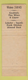 Matchbook Cover - Guey Yee Chinese Restaurant Chicago IL