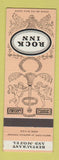 Matchbook Cover - Rock Inn Restaurant Motel Adrian MI