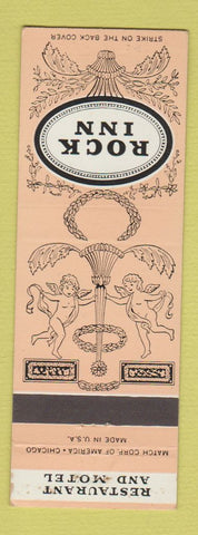 Matchbook Cover - Rock Inn Restaurant Motel Adrian MI