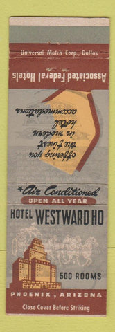 Matchbook Cover - Hotel Westward Ho Phoenix AZ
