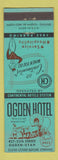 Matchbook Cover - Ogden Hotel Ogden UT