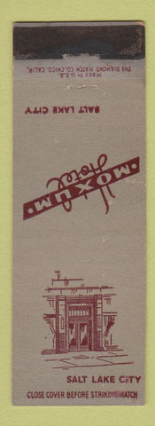 Matchbook Cover - Moxum Hotel Salt Lake City UT WEAR