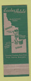 Matchbook Cover - Hotel Ben Lomond Ogden UT Logan UT Blackfoot ID WEAR