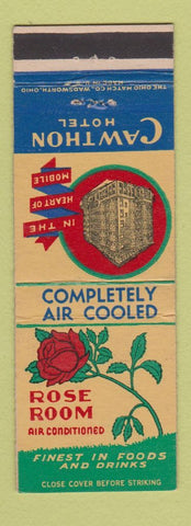 Matchbook Cover - Cawthon Hotel Rose Room Mobile AL