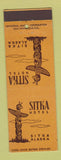 Matchbook Cover - Sitka Hotel Sitka AK Totem
