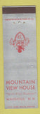 Matchbook Cover - Mountain View House Whitefield NH