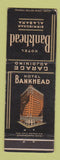 Matchbook Cover - Hotel Bankhead Birmingham AL