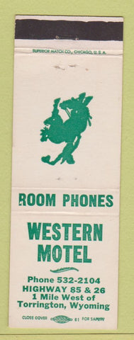 Matchbook Cover - Western Motel Torrington WY
