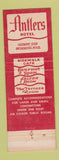 Matchbook Cover - Antlers Hotel Colorado Springs