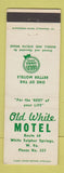 Matchbook Cover - Old White Motel White Sulphur Springs WV
