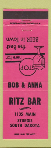 Matchbook Cover - Ritz Bar Sturgis SD