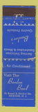 Matchbook Cover - Borden Bowl Newark NJ WEAR