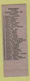 Matchbook Cover - Leddy & Greene Tavern Jersey City NJ shuffleboard