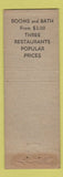 Matchbook Cover - Hotel Taft New Haven CT WEAR
