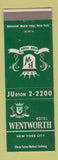 Matchbook Cover - Hotel Wentworth New York City