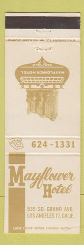 Matchbook Cover - Mayflower Hotel Los Angeles CA