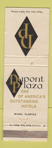Matchbook Cover - Dupont Plaza Hotel Miami FL WEAR