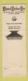 Matchbook Cover - Admiral Benbow Inn St Louis MO