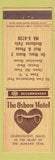 Matchbook Cover - Oxbow Motel Charlemont MA