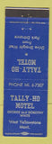 Matchbook Cover - Tally Ho Motel West Yellowstone MT