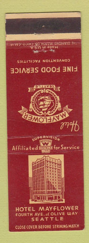 Matchbook Cover - Hotel Mayflower Seattle WA