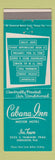 Matchbook Cover - Cabana Inn Motor Hotel Sarasota FL